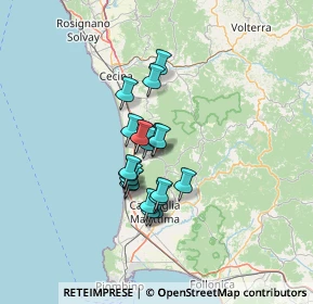Mappa Localita' Segalari, 57022 Castagneto Carducci LI, Italia (9.75)