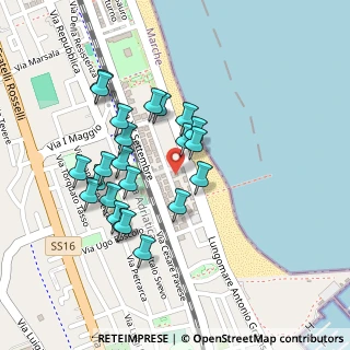 Mappa Via Fratelli Kennedy, 63822 Porto San Giorgio FM, Italia (0.22174)