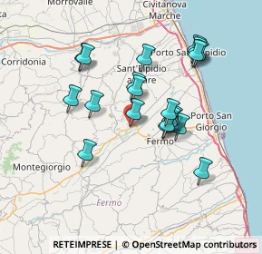 Mappa Via Carlo de Dominicis, 63900 Fermo FM, Italia (6.6765)