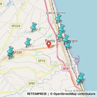 Mappa Via P. Cotechini, 63822 Porto San Giorgio FM, Italia (2.59455)