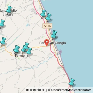 Mappa Via P. Cotechini, 63822 Porto San Giorgio FM, Italia (6.05714)