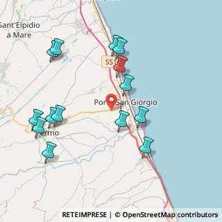 Mappa Via P. Cotechini, 63822 Porto San Giorgio FM, Italia (4.55143)