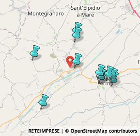 Mappa Via P. Bartolucci, 63900 Campiglione FM, Italia (3.9)