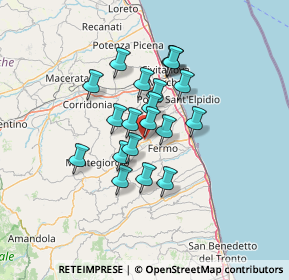 Mappa Via P. Bartolucci, 63900 Campiglione FM, Italia (10.273)