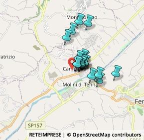 Mappa Via P. Bartolucci, 63900 Campiglione FM, Italia (0.9805)