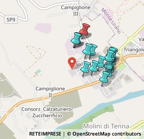 Mappa Via P. Bartolucci, 63900 Campiglione FM, Italia (0.4085)