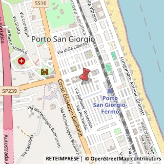 Mappa Via F. Simonetti, 75, 63822 Porto San Giorgio, Fermo (Marche)
