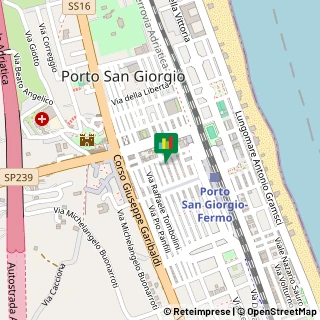 Mappa Via F. Simonetti, 75, 63822 Porto San Giorgio, Fermo (Marche)