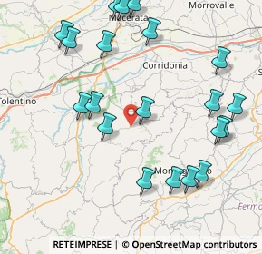 Mappa Contrada Macarre, 62010 Mogliano MC, Italia (9.8145)