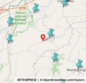 Mappa Contrada Macarre, 62010 Mogliano MC, Italia (7.7815)