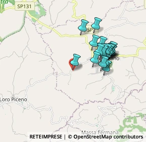 Mappa Contrada Macarre, 62010 Mogliano MC, Italia (1.712)