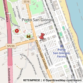 Mappa Via Gaetano Properzi, 116, 63822 Porto San Giorgio, Fermo (Marche)