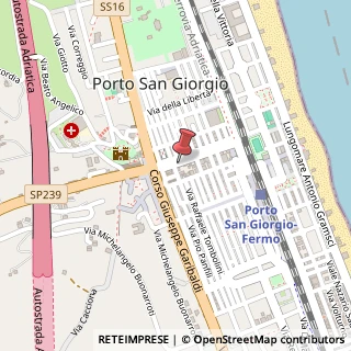 Mappa Viale Don Giovanni Minzoni, 11, 63822 Porto San Giorgio, Fermo (Marche)