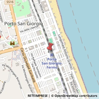 Mappa Piazza Giacomo Matteotti, 4, 63822 Porto San Giorgio, Fermo (Marche)