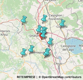 Mappa Via Oreste Lizzadri, 53049 Torrita di Siena SI, Italia (10.9875)