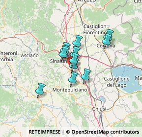 Mappa Via Oreste Lizzadri, 53049 Torrita di Siena SI, Italia (8.78417)