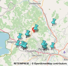 Mappa Strada di Compresso, 06133 Perugia PG, Italia (8.09143)
