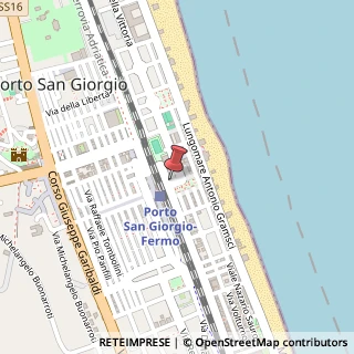 Mappa Piazza Mentana, 1, 63822 Porto San Giorgio, Fermo (Marche)