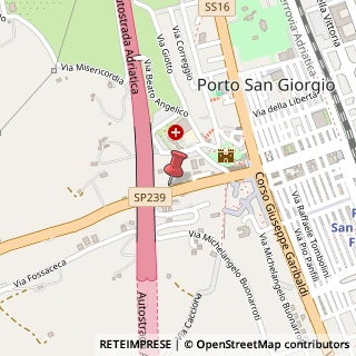 Mappa Via Domenico Collina, 41, 63822 Porto San Giorgio, Fermo (Marche)