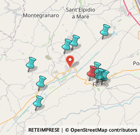 Mappa C. COMM. IL GIRASOLE, 63900 Campiglione FM, Italia (3.76091)