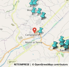Mappa C. COMM. IL GIRASOLE, 63900 Campiglione FM, Italia (3.045)