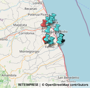 Mappa C.c. Il Girasole, 63900 Fermo FM, Italia (8.353)