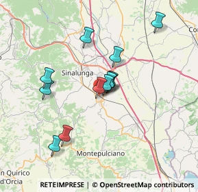 Mappa Via Lago di Bracciano, 53049 Torrita di Siena SI, Italia (6.075)