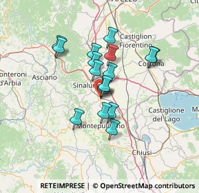 Mappa Via Lago di Bracciano, 53049 Torrita di Siena SI, Italia (10.47059)