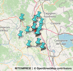 Mappa Via Lago di Bracciano, 53049 Torrita di Siena SI, Italia (9.2785)