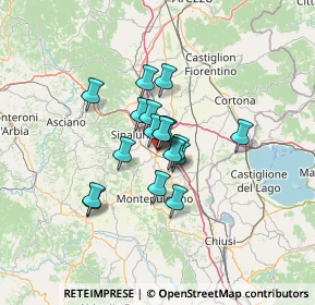 Mappa Via Basilicata, 53049 Torrita di Siena SI, Italia (8.63833)