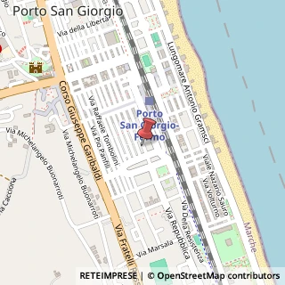 Mappa Via Giuseppe Mazzini, 199, 63822 Porto San Giorgio, Fermo (Marche)