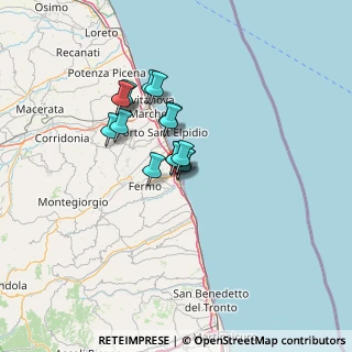Mappa /A, 63822 Porto San Giorgio FM, Italia (9.18333)