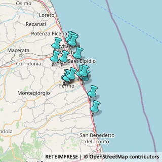 Mappa /A, 63822 Porto San Giorgio FM, Italia (9.5575)