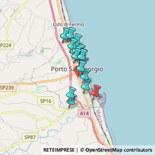Mappa /A, 63822 Porto San Giorgio FM, Italia (1.24368)