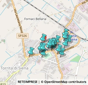 Mappa Via Antonio Gramsci, 53049 Torrita di Siena SI, Italia (0.3135)