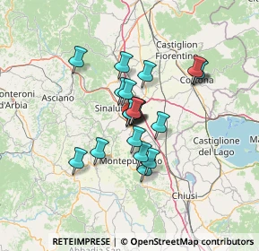 Mappa Via Antonio Gramsci, 53049 Torrita di Siena SI, Italia (9.7835)