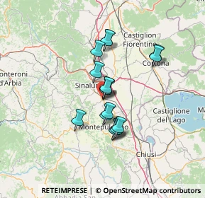 Mappa Via Antonio Gramsci, 53049 Torrita di Siena SI, Italia (10.60625)