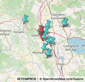 Mappa Via Antonio Gramsci, 53049 Torrita di Siena SI, Italia (9.57714)