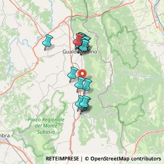 Mappa Vocabolo Gaifana, 06025 Nocera Umbra PG, Italia (6.21316)