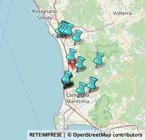 Mappa 57022 Castagneto Carducci LI, Italia (10.61)