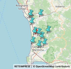 Mappa 57022 Castagneto Carducci LI, Italia (10.40818)