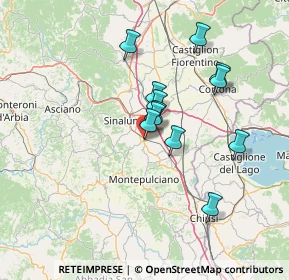 Mappa Piazza della Libertà, 53049 Torrita di Siena SI, Italia (11.835)