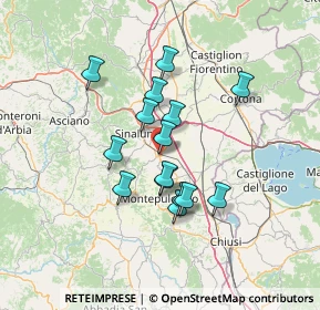 Mappa Piazza della Libertà, 53049 Torrita di Siena SI, Italia (11.302)