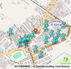 Mappa Piazza della Libertà, 53049 Torrita di Siena SI, Italia (0.252)