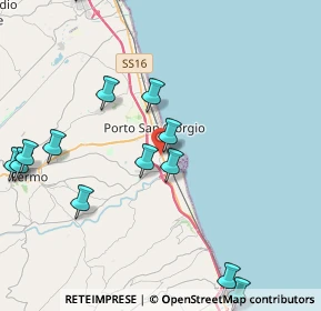 Mappa Via Aso, 63851 Ortezzano FM, Italia (5.61)