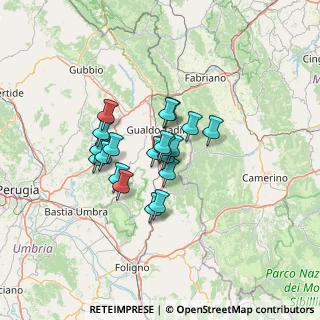 Mappa Localita' Carticina, 06025 Nocera Umbra PG, Italia (9.3035)