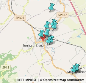 Mappa 53049 Torrita di Siena SI, Italia (2.33385)
