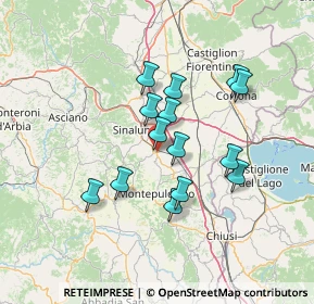 Mappa 53049 Torrita di Siena SI, Italia (11.895)