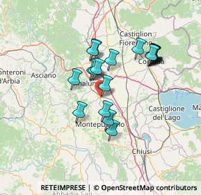 Mappa 53049 Torrita di Siena SI, Italia (12.6)
