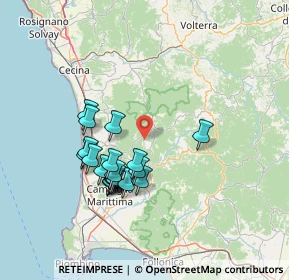 Mappa Via Maremmana, 56040 Monteverdi Marittimo PI, Italia (13.4445)